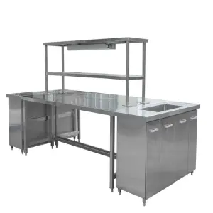 Customizable  Restaurant Equipment Industrial Sink Work Table Stainless Steel Commercial Sink