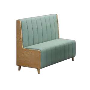2021 Modern Restaurant Furniture Wooden Restaurant Sofa Booth