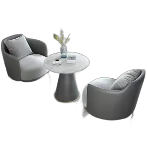 Business Reception Sofa and Light Luxury Hotel Lobby Rest Area Negotiation Chair for Restaurants