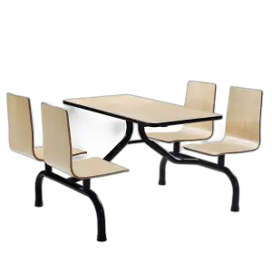 Stainless Steel Canteen Table Chair Furniture Restaurant Table Joint Canteen Table and Chair