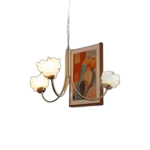 Vintage Small Copper Rose Chandelier for Living Room Dining Room Bedroom Hotel Wedding Bar Reception Desk Decoration