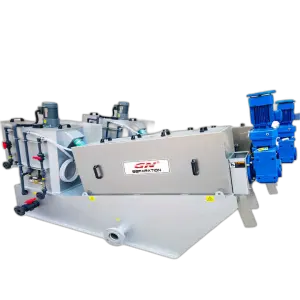 Dewatering Machine for Industrial Waste Water Treatment and Solids Removing Dewater Screw Press