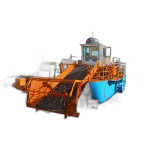 Automatic Floating Sargassum Removal Boat River Cleaning Machine with Motor Engine Seaweed Harvester Boat