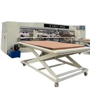 CZXY PACK Semi Automatic Double Pieces Carton Box Stitch Staple Nail Sew Machine Making Carton Box
