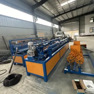 Stitching Cable Fence Brick Force Electric Barbed Copper Mesh Staple Fence Flat Wire Hanger Mesh Making Machines Automatic