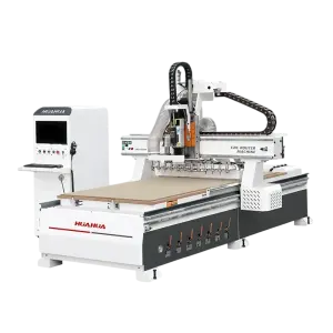 SKG-812M: Computerized Multi-Spindle Industrial Woodworking CNC Router Machine for Door and Cabinet Making"
