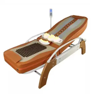 Luxury Electric Therapy Jade Massage Bed Traditional Thermal Table for Full Body Spine Care for Home Hotel Gym Use