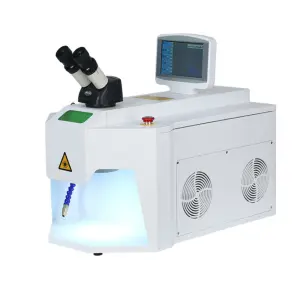 Desktop Portable Jewelry Steel Gold Silver Repairing Melting Welding Machine Laser Spot Machine with CCD Camera