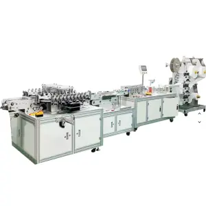 High Speed 300 Pcs/min Surgical Butterfly Face Mask Making Machine 3 Ply Mask Machine