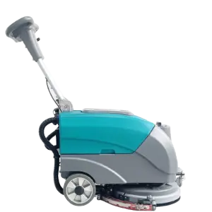 GS400 Electric Walk-Behind Scrubber Floor Cleaning Machine Hotel Industrial Workshop