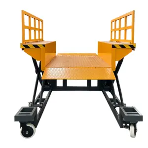 Efficient Unloading Containers Lifter with Custom Mobile Scissor Lift Table - Hydraulic Platform for Truck Use
