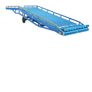 6-12 Ton Truck Hydraulic Scissor Car Lift Platform Loading Dock With Ramp