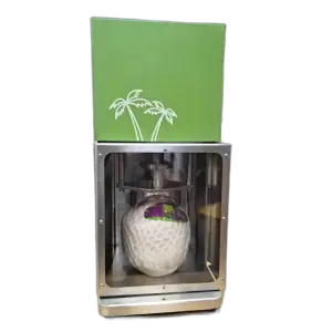 Commercial Stainless Steel Fresh Coconut Opener Sei-Automatic Coconut Hole-Drilling Machine Coconut Cutting Machine