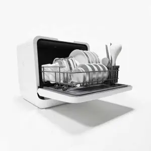 60CM EU Portable Electric Countertop Dishwasher 4G/5G Wi-Fi Built-In Kitchen Machine for Restaurants and Cars OEM/ODM