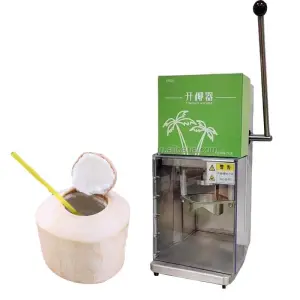 Commercial Stainless Steel Fresh Coconut Opener Automatic Coconut Fruit Opener Cutter Machine