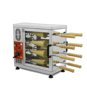 Commercial Trdelnik Machine Donut Ice Cream Cone Kurtos Kalacs Chimney Cake Machine with CE