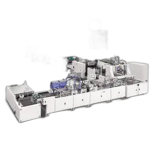 High-Speed Fully Automatic Square Bottom Shopping Paper Merchandise Hand Bag Production Making Machine Digital PLC Manufactured