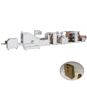 LSB-330D+TP +LST-4110 Fully Automatic Kraft Craft Square Bottom Paper Carry Shopping Food Bag Making Production Line