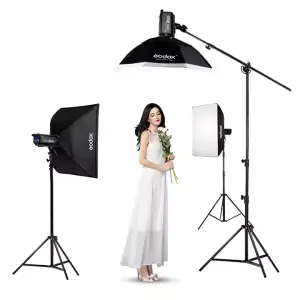 Godox SK400II 400W *3 Professional Studio Flash for Photography Photo Studio Accessories Speedlite Lighting Strobe Light Kit Set