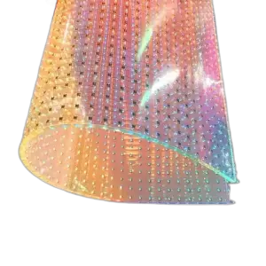 Adhesive Flexible LED Film RGB Color Arbitrary Tailoring Easy Installation Indoor Led Video Wall SDK 1500cd,1500 C