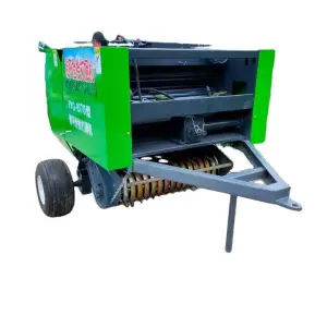 Mini Round Hay Baler Product Idea with Low Investment Core Components Including Motor Engine for