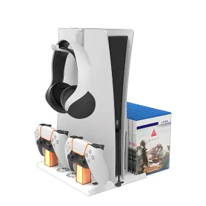 Arrival Multifunctional Vertical Cooler Cooling Fans Controller Charging Station for Playstation 5 HBP-376