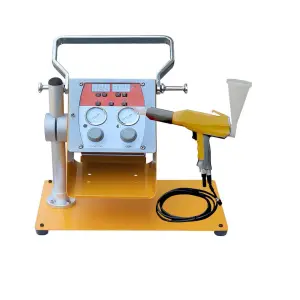 Experimental Portable Manual Metal Powder Coating Machine Coating Gun Experimental Small Hopper DY-11 Green