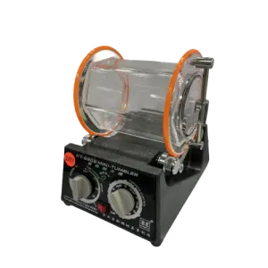 Rotary Tumbler Surface Polisher 220V 80W KT-6808 Roller Polishing Machine for Jewelry Store
