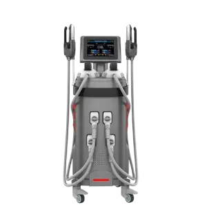 EMS Slim Muscle Stimulator 4 RF Handles Standing Body Sculpting Machine for Weight Loss UK/US/ZA Plugs Included Firming Feature