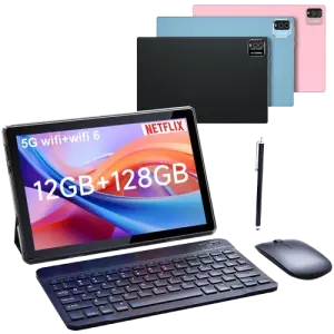 10 Inch 12GB 128GB 5g Wifi Rockchip with Pen and Keyboard IPS Gaming Educational Business Tableta Tab Android Tablette PC Tablet
