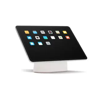 Android Ipad POS Universal Restaurant Tablet Stand Anti Theft Lockable Aluminum Countertop Tablet Pos Stand
