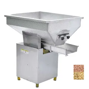 Condition Multi-Function Small Vibration Hopper Feeder Stainless Steel Frame Belt Restaurants Farms Linked Feeding Conveyor