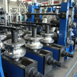 High-Speed High-Frequency ERW Steel Tube Mill Making Machine Condition Carbon Steel Welded Tube Mill Lines Core Motor PLC