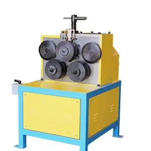 Outlet Tube Bending Machine / Angle Steel Round Machine for Spiral air Duct