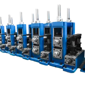 High Frequency Automatic 19-76mm Pipe Mill Iron Steel Water Pipe Making Machines Production Shaped Metal Rolling Equipment Water