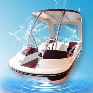 Electric Pedal Boat Bike Water Play Equipment Water Bike Bicycle Pedal Boat for 6 Person Water Equipment