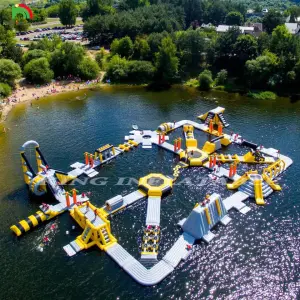 Inflatable Floating Water Park Inflatable Aqua Park Obstacle Beach Water Park Equipment