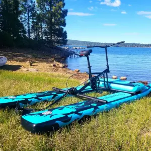 Spatium 1 Person Floating Water Bike Aqua Pedal Board Sea Sports Propeller Bikes Prices Boats for Adults
