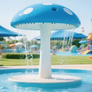 Water Park Equipment - Outdoor Water Spraying Mushrooms
