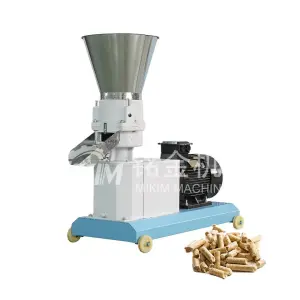 Flat Die Agricultural Residue Poultry Livestock Food Farm Machinery Feed Mill Extruder Animal Pellet Processing Mill Machine