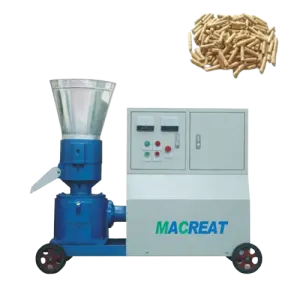 MACREAT Agricultural Small Animal Feed Pellet Poultry Processing Machine for Chicken Cows Food Making