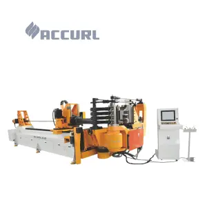 ACCURL High Performance 2 Inch 3 Axis Automatic CNC Pipe Bending Machine for Tube Bending Machine