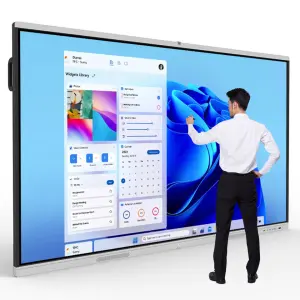 HDFocus ODM 4K Android OPS 65 Inch Interactive Display Smart Board 75 Inch Touch Screen Monitor Interactive Whiteboard