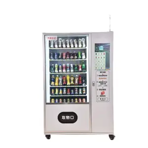 Fully Automatic Commercial Beverage Vending Machine Smartphone Payment Remote Operation Unmanned Vending Services