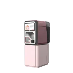 Fully Automatic Intelligent Commercial Refrigeration Equipment Corner Ice Cream Vending Machine Easy and Simple to Use