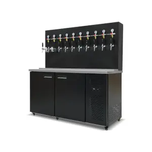 Customized Commercial Supermarket Freezer Stainless Steel Draft Beer Machine Automatic 220v Refrigeration Bar Dispenser
