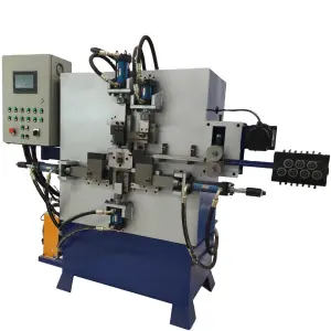 Low Wire Forming Equipment Full Automatic CNC 2D Flat Strip Bending Machine