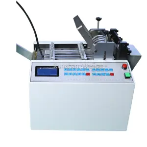 4308 Shrink Tube Hose Rubber Copper Plate Braided Silicon Vinyl Plastic Film PVC Fiberglass Cutter Unicut Cutting Machine