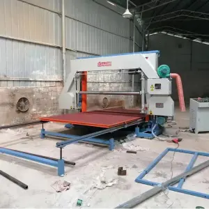 Vertical Foam Cutting Machine Eva Pu Foam Cutting Machine Mattress Sheets Manual Vertical Sponge Cutting Machine