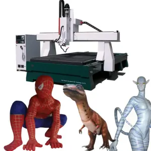 CNC 3D Foam Cutting Machine with Large Rotary Scanner Focused Core Motor Component for Creating 3D Statues & Sculptures